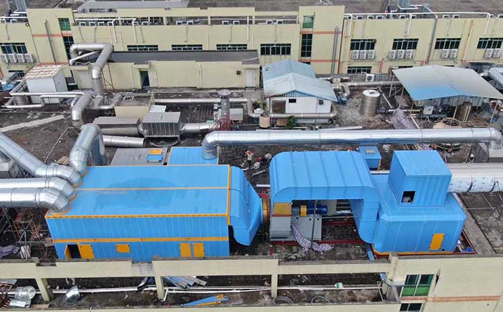 CO催化燃燒廢氣處理設(shè)備噴漆廢氣處理工程案例 CO催化燃燒廢氣處理設(shè)備噴漆廢氣處理工程案例